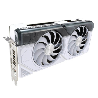 ASUS Відеокарта GeForce RTX 4070 12GB GDDR6X DUAL-RTX4070-O12G-WHITE білий