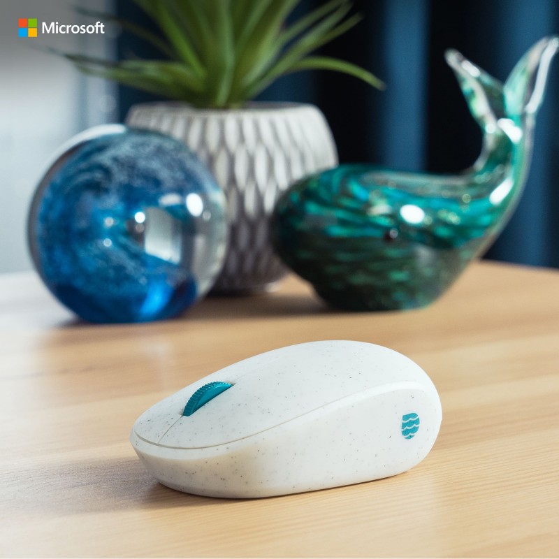 Microsoft Миша Ocean Plastic BT White