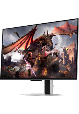 Samsung Монітор 32" Odyssey G80SD HDMI, DP, USB, Bluetooth, OLED, 3840x2160, 240Hz, 0.3ms, G-Sync Compatible