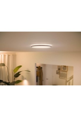 WiZ Світильник стельовий розумний SuperSlim Ceiling, 16W, 1500lm, 29,2см, 2700-6500K, Wi-Fi, білий