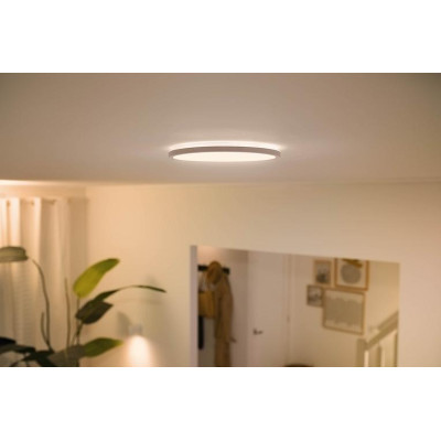 WiZ Світильник стельовий розумний SuperSlim Ceiling, 16W, 1500lm, 29,2см, 2700-6500K, Wi-Fi, білий