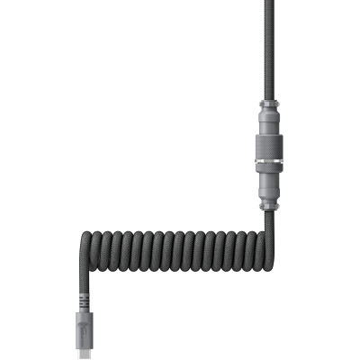 HyperX Кабель USB-A - USB-C спіральний, 1.37м Grey