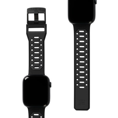 UAG Ремінець для Apple Watch Ultra 49/45/44/42mm Civilian Silicone, Graphite/Black