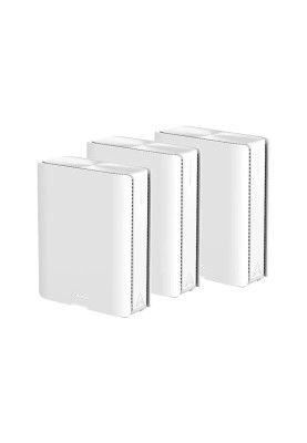 ASUS Система WiFi-Mesh ZenWiFi BQ16 BE25000, 2xGE LAN, 1xGE WAN/LAN, 1x10GE LAN, 1x10GE WAN/LAN 1xUSB 3.0, 3мод, білий
