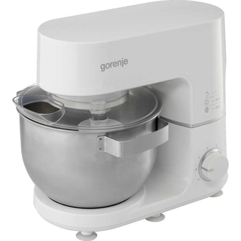 Gorenje Кухонна машина 800Вт, чаша-метал, корпус-метал, насадок-3, білий