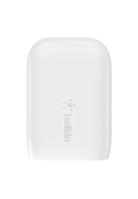 Belkin Зарядний пристрій мережевий 37Вт USB-C PD PPS 25Вт, USB-A 12Вт, білий