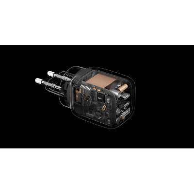 Belkin Зарядний пристрій Belkin 70Вт 2хUSB-С/USB-A GAN PD PPS, білий Belkin Зарядний пристрій Belkin 70Вт 2хUSB-С/USB-A GAN PD PPS, білий