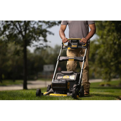 DeWALT Газонокосарка акумуляторна 2х18В 53см 67л 25-102мм 28кг без АКБ та ЗП
