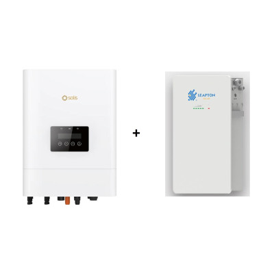 Solis Комплект резервного живлення SL-EO1P5K-ELA05H (1ф, 5kW, 51.2V, 100 Ah, LiFePO4)