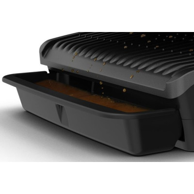 Tefal Гриль прижимний OptiGrill Elite 2000Вт, темп. режимів-15, з`ємні пластини, метал, чорний