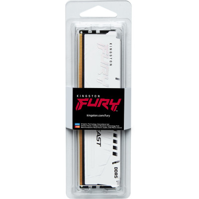 Kingston Пам'ять ПК Kingston DDR5 16GB 5200 FURY Beast EXPO Білий