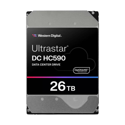 WD Жорсткий диск WD Ultrastar 26TB 3.5" 7200 512MB SATA DC HC590 (WUH722626ALE6L4)