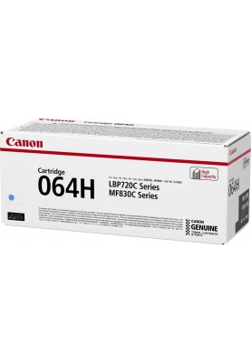 Canon Картридж 064H MF832Cdw/LBP722Cdw Cyan (10500 стор.)