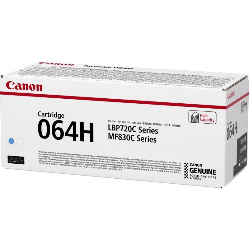 Canon Картридж 064H MF832Cdw/LBP722Cdw Cyan (10500 стор.)