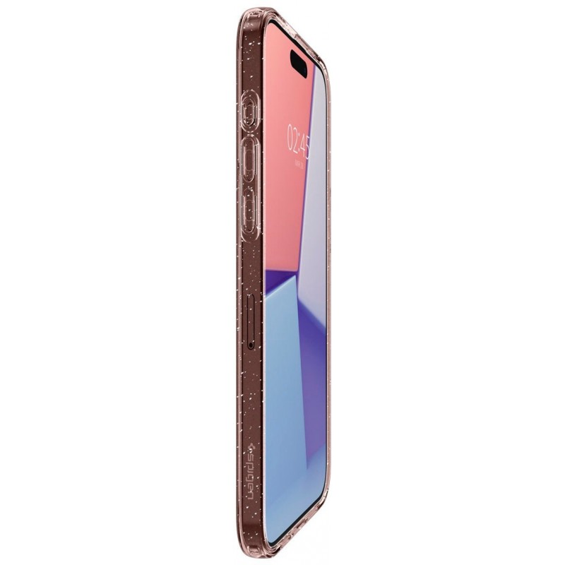 Spigen Чохол для Apple iPhone 15 Pro Liquid Crystal Glitter, Rose Quartz