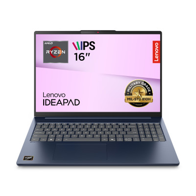 Lenovo Ноутбук Lenovo IdeaPad Slim 5-16ARP10 16" WUXGA AG, AMD R5-7535HS, 16GB, F512GB, UMA, DOS, синій
