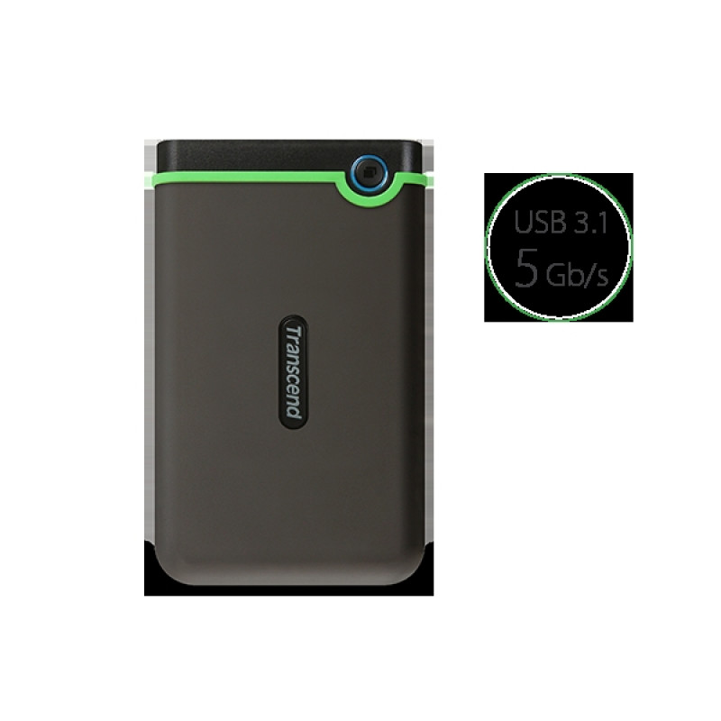 Transcend Портативний жорсткий диск 4TB USB 3.1 StoreJet 25M3 Сірий