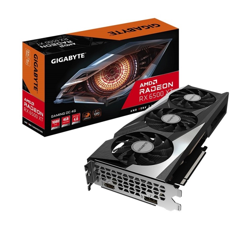 Gigabyte Відеокарта Radeon RX 6500 XT 4GB GDDR6 Gaming OC