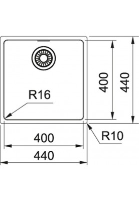 Franke Кухонна мийка Maris MRX 110-40/122.0598.646/нержав.сталь полірована