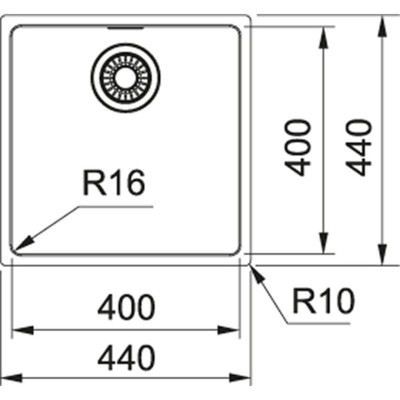 Franke Кухонная мийка Maris MRX 110-40/122.0598.646/нержав.сталь полірована