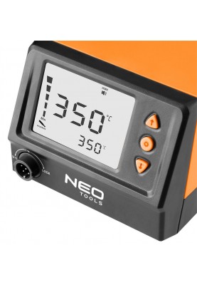 Neo Tools Паяльна станція SL1, 60Вт, 180-450 °С, РК-дисплей, ESD захист, автоматичне відключення