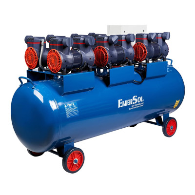 EnerSol Компресор повітряний ES-AC1650-300-10OF безолійний 400В 8.4кВт, 300л, 1650л/хв, 8бар, 126кг
