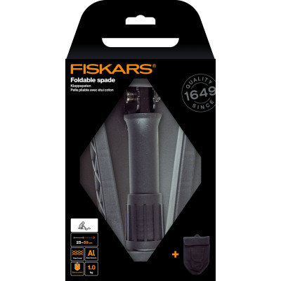 Fiskars Лопата складана Fiskars, саперна 71.5 см, 1016г