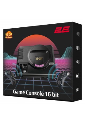 2E Ігрова консоль 16bit HDMI (2 бездротових геймпада, 183 ігор)