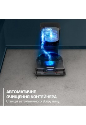 Rowenta Робот-пилосос миючий X-Plorer Serie 220+, 5600ПаВт, h=9.7см, 0.35л, конт пилок -0.22л, автон. робота до 120хв, чорний