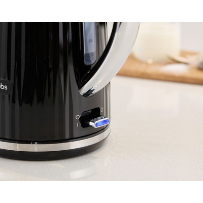 Russell Hobbs Електрочайник Eden, 1.7л, нержавіюча сталь, пластик, чорний