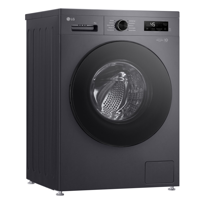 LG Пральна машина, фронтальна, 9 кг, A+++, антрацит