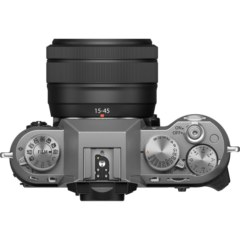 Fujifilm Цифр. фотокамера X-T50 + XC 15-45mm F3.5-5.6 Kit Silver