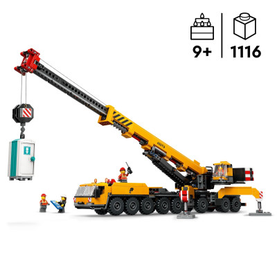 LEGO Конструктор City Жовтий пересувний будівельний кран