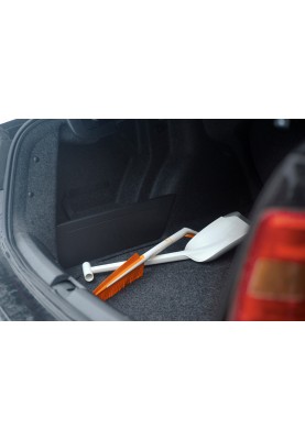 Fiskars Лопата для снігу SnowXpert 63см, 520г, нерж сталь/поліамід (автомобільна)