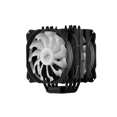 2E Gaming Процесорний кулер Air Cool AC120D6-ARGB, LGA1851, 1700, 1366, 1200, 115x, AM5, AM4, AM3, AM3+, AM2, AM2+, FM2, FM1, 4pin PWM, 3pin +5VARGB, TDP 200W