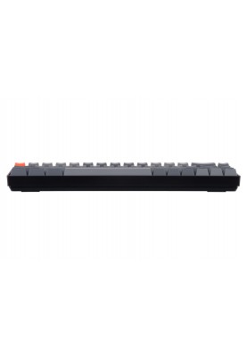 Keychron Клавіатура механічна K6 68Key, Gateron G Pro Blue, BT/USB-A, EN/UKR, White LED, Black