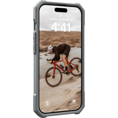 UAG Чохол для Apple iPhone 15 Pro Max Essential Armor Magsafe, Silver