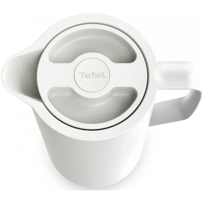 Tefal Термоглечик Motiva, 1л, пластик, скло, білий