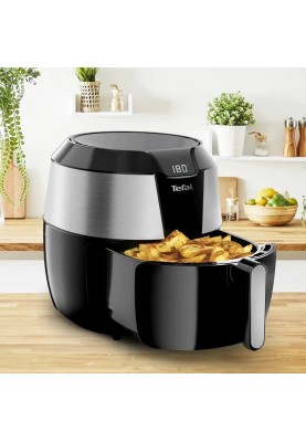 Tefal Мультипіч Easy Fry XXL, 1850Вт, чаша-5.6л, сенсорне керув., 8 програм, пластик, нерж. сталь-чорний