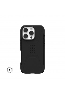 UAG Чохол для iPhone 16 Pro, Civilian Magsafe, Black