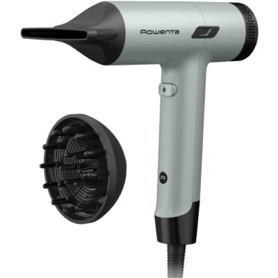 Rowenta Фен Rowenta Tiny, 1600Вт, 3 режими, дифузор, іоніз-я, хол. обдування, зелено-чорний