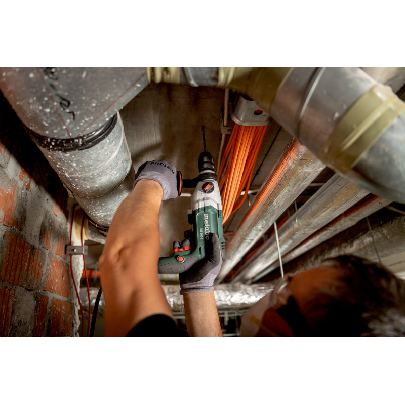 Metabo Дриль ударний SBE 800-2 800Вт ШЗП 1.5-13мм 0-1200·0-3200об·хв 2.3кг