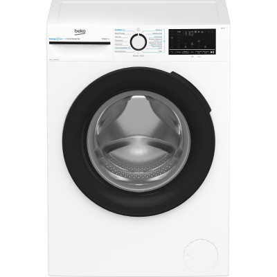 Beko Пральна машина фронтальна, 10кг, 1400, A+++, 58см, дисплей, інвертор, пара, білий