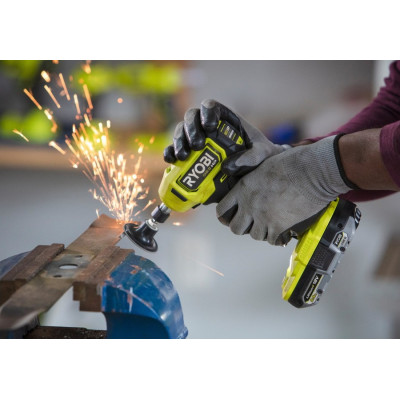 Ryobi Шліфмашина полірувальна кутова ONE+ RDG18C-0, 18В, (без АКБ та ЗУ)