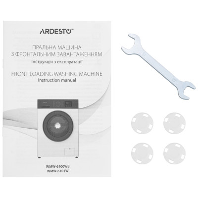 ARDESTO Пральна машина фронтальна, 6кг, 1200, А++, 45см, дисплей, білий ARDESTO Пральна машина фронтальна, 6кг, 1200, А++, 45см, дисплей, білий