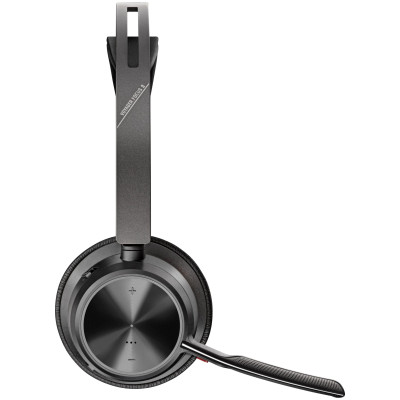 Poly Гарнітура комп'ютерна стерео On-ear Voyager Focus 2, USB-A, Bluetooth, всеспрямований, ANC, Acoustic fence, чорний