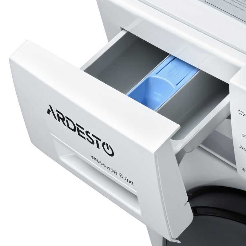 ARDESTO Пральна машина фронтальна, 6кг, 1000, А++, 45см, дисплей, білий