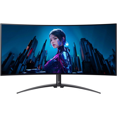 Acer Монітор 34" X34Xbmiiphuzx 2xHDMI, DP, USB-C, MM, OLED, 2560x1440, 240Hz, 1ms, CURVED