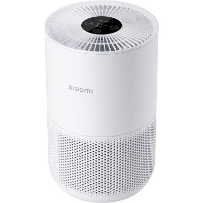 XIAOMI Очисник повітря Smart Air Purifier 4 Compact, 48м2, 230м3/рік, HEPA +вугільний фільтр, 3 режими, ДУ,індикатор заміни фільтр, таймер, білий