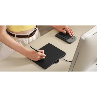 Huion Графічний планшет 10.5"x6.25" Inspiroy Frego M, BT, USB-C, чорний Huion Графічний планшет 10.5"x6.25" Inspiroy Frego M, BT, USB-C, чорний
